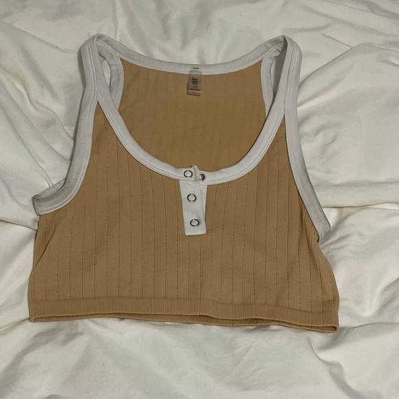 Tan crop top - Picture 1 of 2